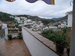 Blick von der Terrasse über Riogordo