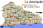 Karte der Axarquía